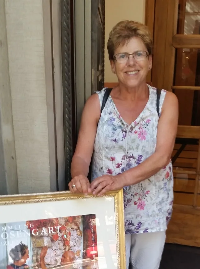 Andrea van der Glas in haar atelier